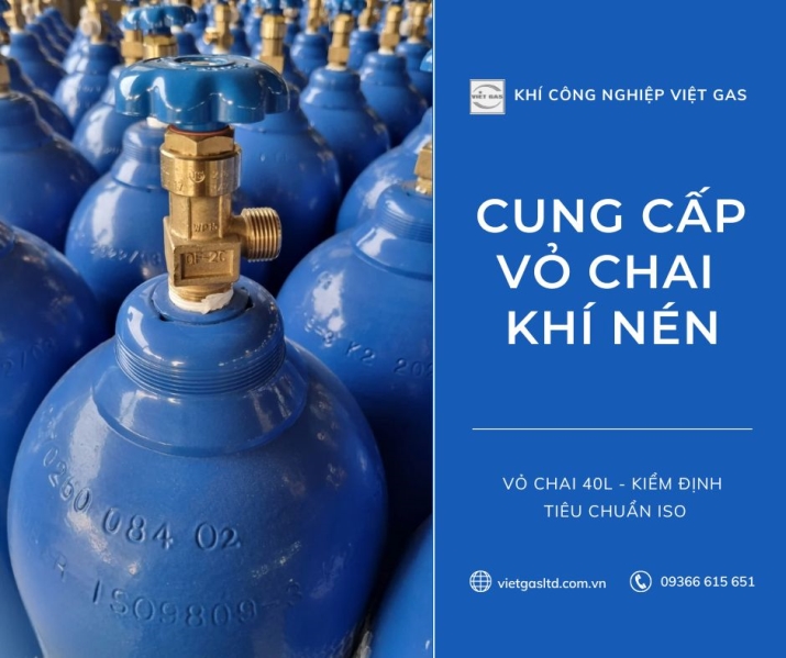 Vỏ chai - Khí Công Nghiệp Việt Gas - Công Ty TNHH Việt Gas